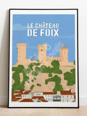 Affiche Château de Foix