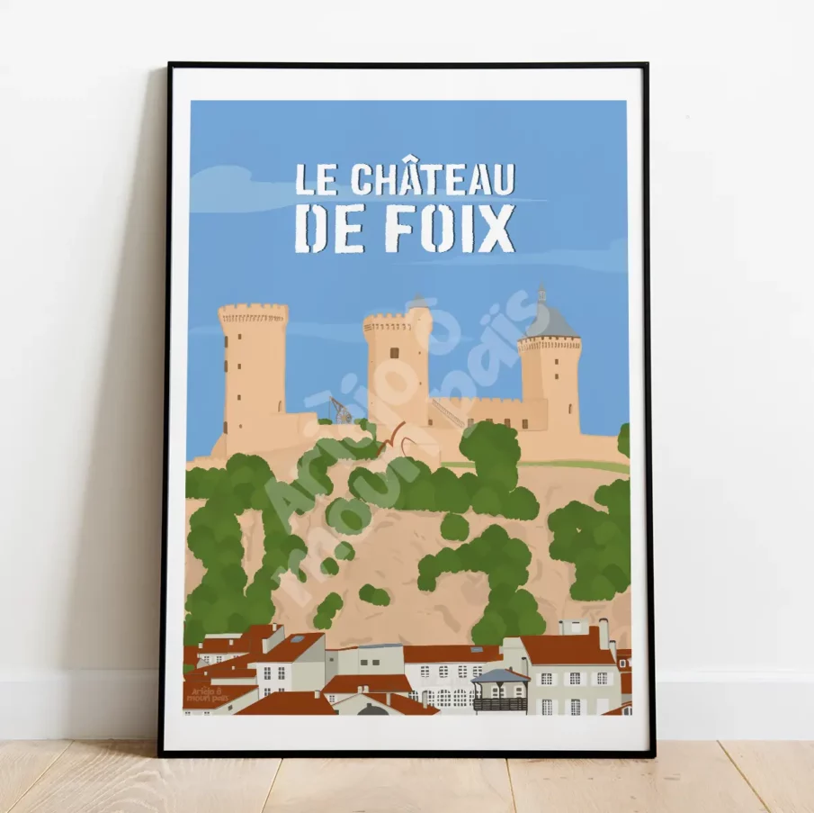 Affiche Château de Foix